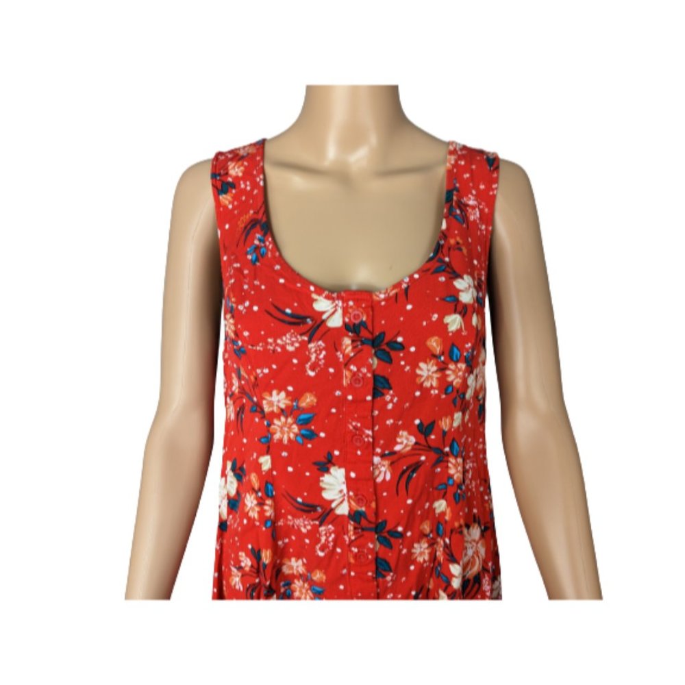 Torrid Fit And Flare Stretch Challis Button-Front… - image 2